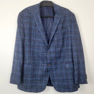 Joseph Abboud Heritage EThomas Italy Wool Silk Linen Sport Coat - 48 Long (48L)